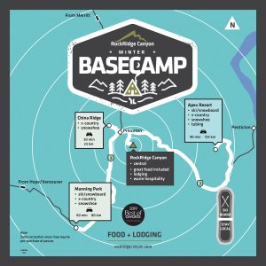 Basecamp map Princeton and Ski areas