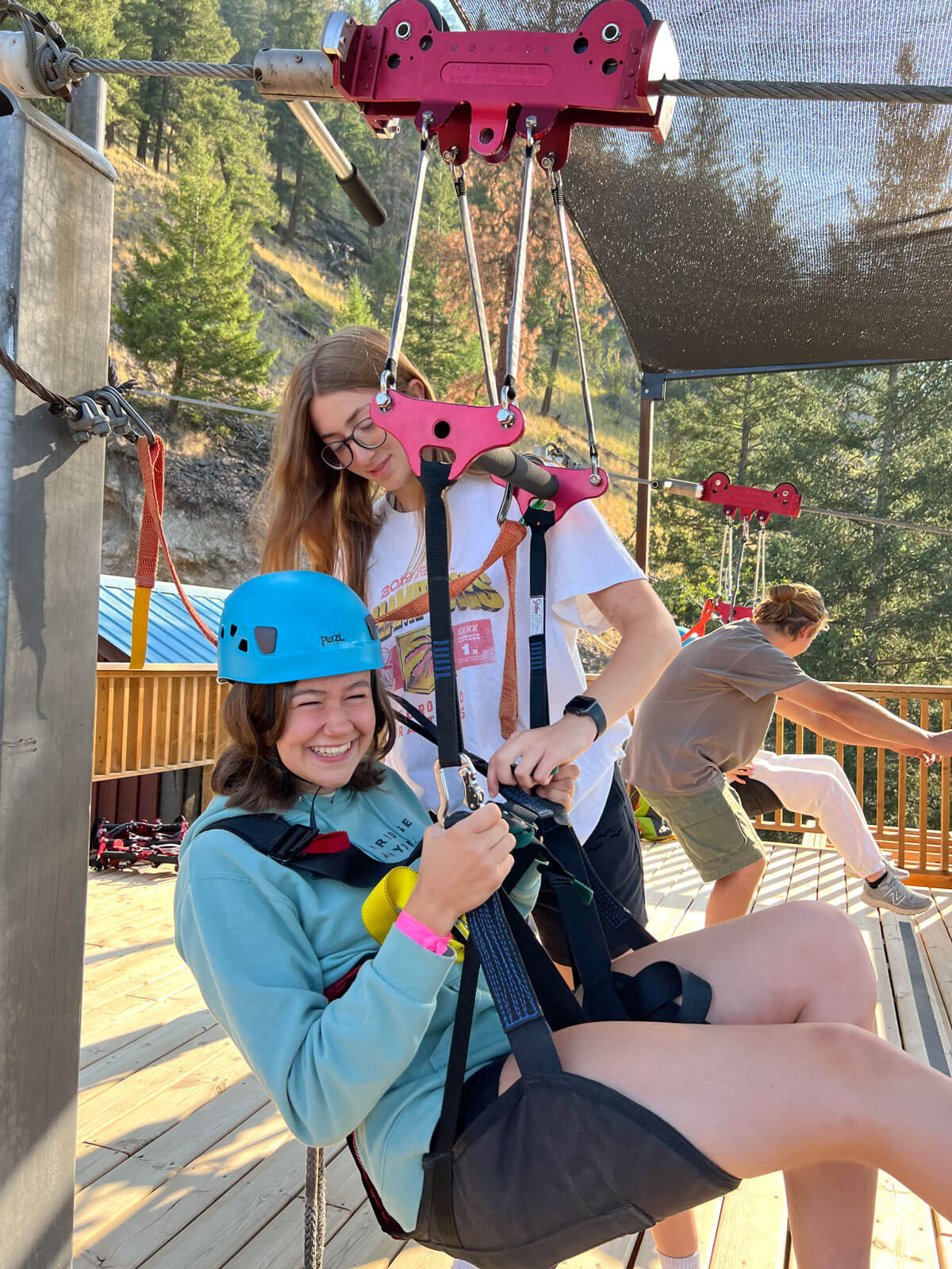 Top Zip summer staff at RockRidge Canyon